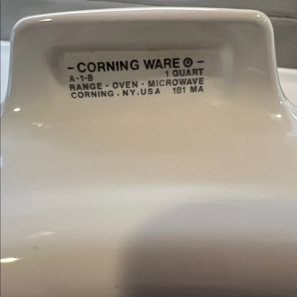Vintage Corning Ware 1 Quart Casserole Dish A-1-B Spice of Life Pyrex Vintage
